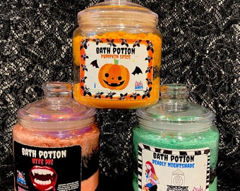 Bath Potion Jar Bath Bombs Gothic Vampire