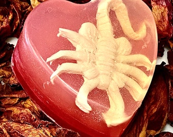 Facehugger Alien Xenomorph Valentines Day Horror Soap