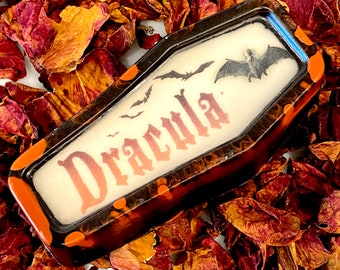 Dracula Coffin Soap Classic Horror Bat Toy