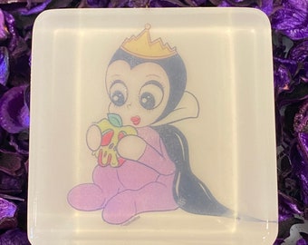 Snow White Evil Queen Poison Apple Babe Soap featuring Spooksieboo Artwork