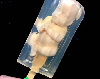 Fetus Popsicle Baby Shower Favors Soap Oddities Collectible
