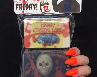 Friday 13th Jason Voorhees Camp Crystal Lake Soap Gift Set