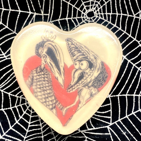 Beetlejuice Heart Soap Vegan Friendly