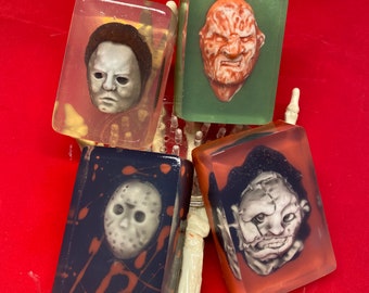 Slasher Horror Icons Soap Set