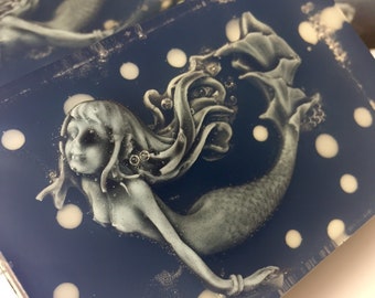 Meerjungfrau Seife Glow in the Dark dekorativ Sea Life Vegan