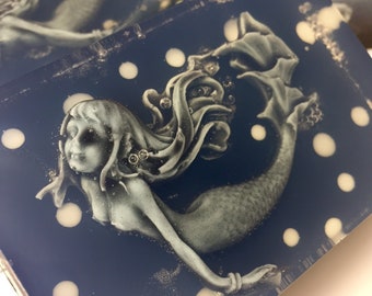 Mermaid Soap Glow in the Dark  Decorative Sea Life Vegan