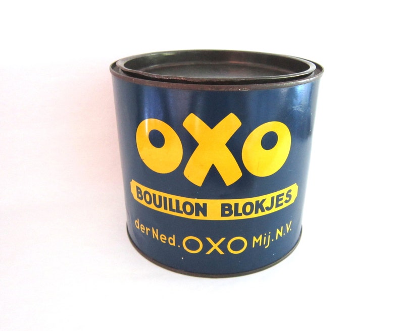 Vintage OXO Tin Bouillon Blokjes Liebig Beef Bouillon Cubes Etsy