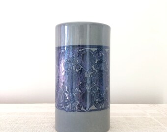 Arabia Finland Ceramic Hand-Painted Vase by Anja Jaatinen-Winquist