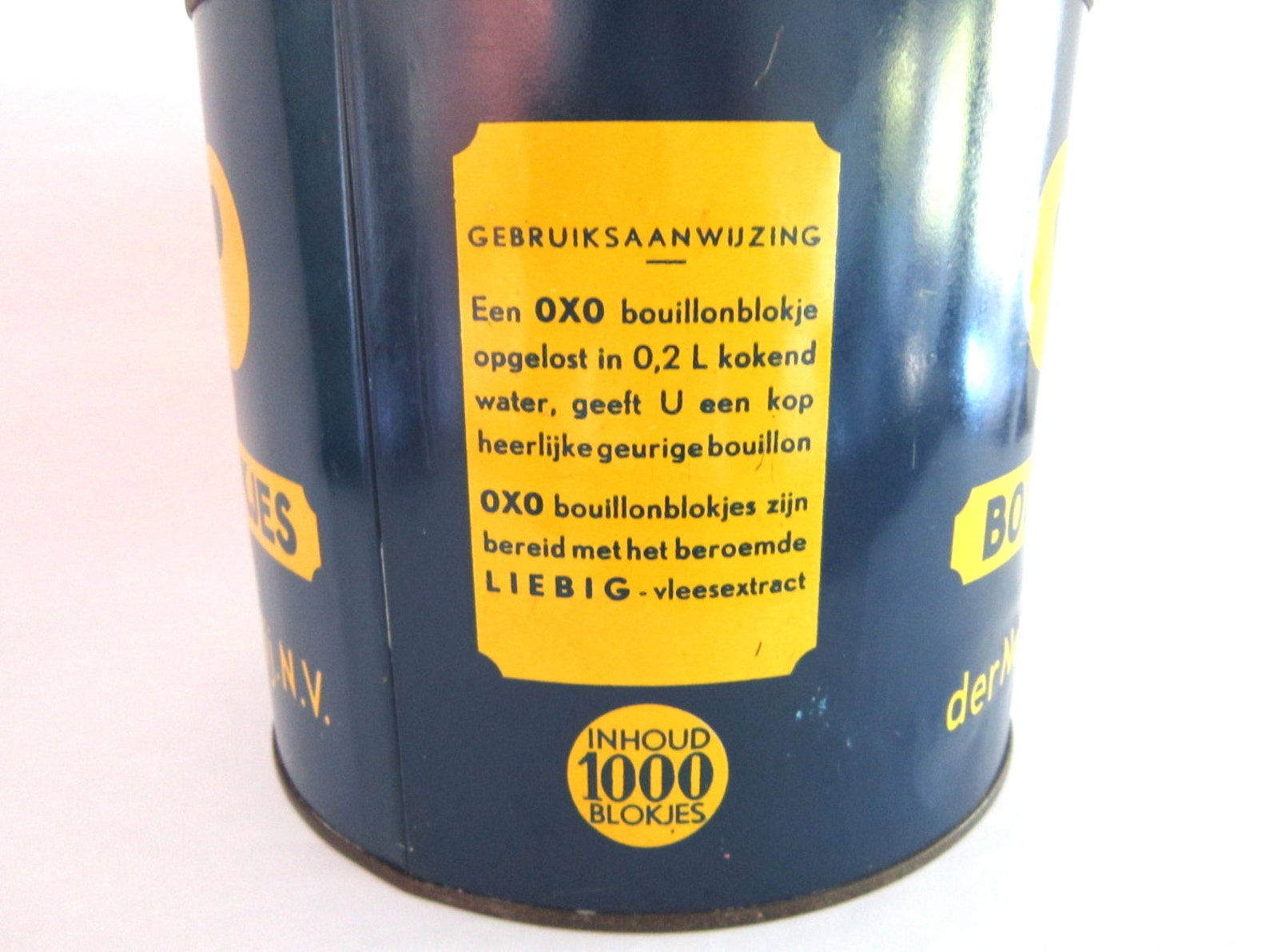 Vintage OXO Tin Bouillon Blokjes Liebig Beef Bouillon Cubes Etsy