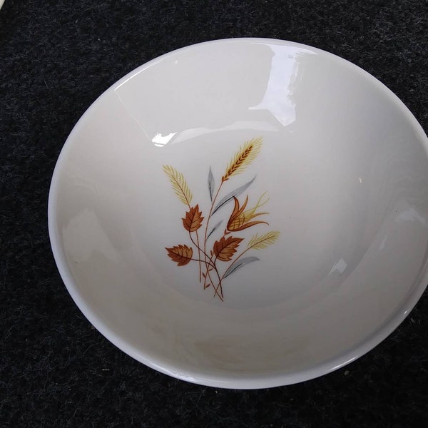 TST "AUTUMN HARVEST" Dessert / Berry Bowl Ever Yours Series Taylor Smith Taylor Vintage 1950s 1960s in Great Condition!