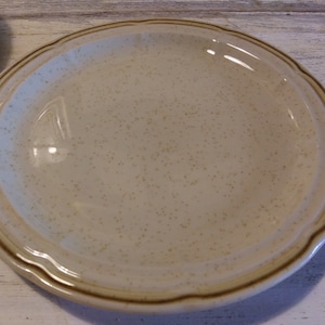 CROWN MANOR SALAD Plate &quot;Desert Winds&quot; Collection Speckled Stoneware Very Good Condition! 1970s 1980s