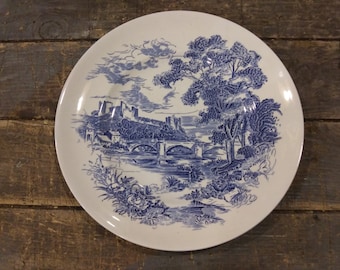 ENOCH WEDGWOOD "COUNTRYSIDE" Collection Dinner Plate Vintage Transferware Great Condition!