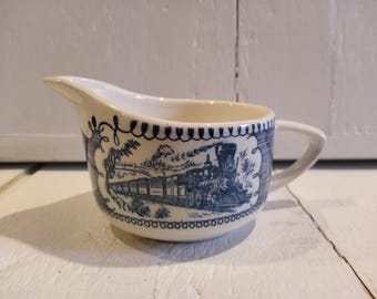 CURRIER and IVES CREAMER Royal China Vintage Great Condition!