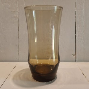 LIBBEY &quot;APOLLO&quot; TAWNY Tall Drinking Glass Vintage Excellent Condition!