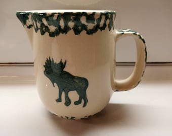 TIENSHAN "MOOSE COUNTRY" Creamer Folk Craft Series Excellent Condition Vintage 1990s