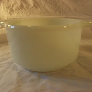 DYNAWARE RONDE Braadpan Kleinere schaal met handgrepen vintage melkglas!