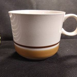 WATER COLORS MUG Hearthside Coffee Cup Stoneware Vintage 1980s - 90s &quot;Dawn&quot; or &quot;Blush&quot; Compatible in Great Condition!!