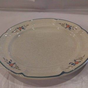 INTERNATIONAL CHINA &quot;MARMALADE&quot; Small Oval Platter or Gravy Boat Base Plate Speckled Stoneware Vintage 1980s in Excellent Condition!