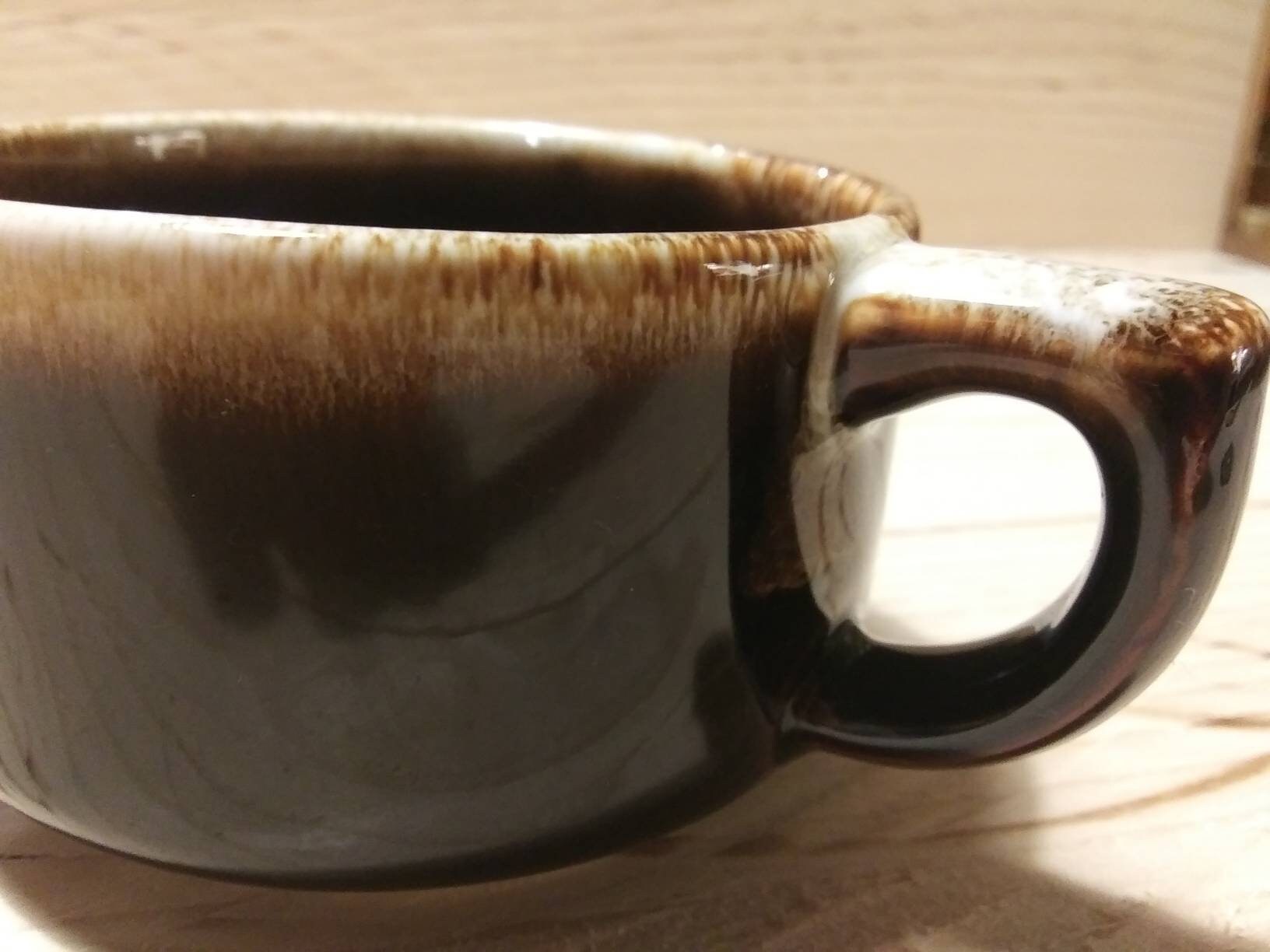 PFALTZGRAFF gourmet Brown Mug Dark Brown Drip Glazed Wonderfully