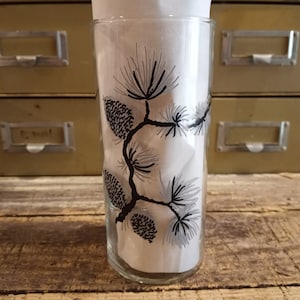 DAVID DOUGLAS GLASS dennenappel tak Libbey Vintage geweldige staat!