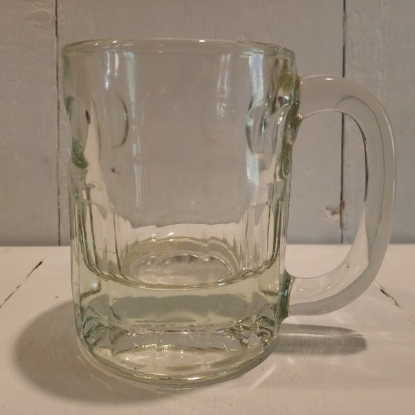 ROOT BEER MUG Vintage Medium Size Thick Glass Excellent Condition!