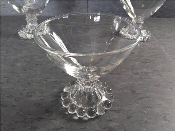 インペリアル「キャンドルウィック」グラス、高さ 3 1/2 インチ