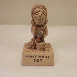 PAULA FIGURINE Statue 1970s größte Mutter der Welt!