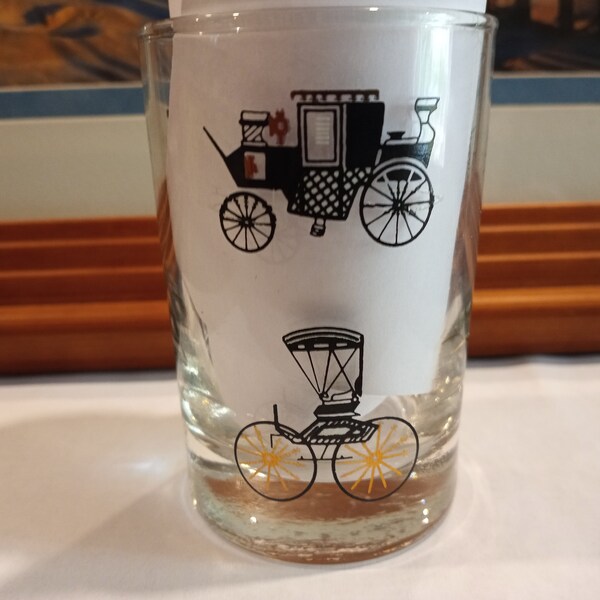 LIBBEY CARRIAGE GLASS Juice Size Vintage Great Condition!