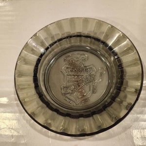 EDGEWATER HOTEL and CASINO Ashtray Laughlin Nevada Smoked Grey Excellent Condition!