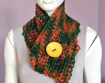 Chrystal Collection Button Scarf