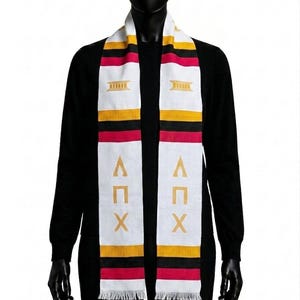 Lambda Pi Chi Handwoven  Kente Stole