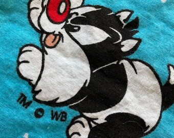 Housse De Couette Vintage Bugs Bunny + Taie D'oreiller - Looney Tunes - TM 1999 Warner Bros - Comme Neuve