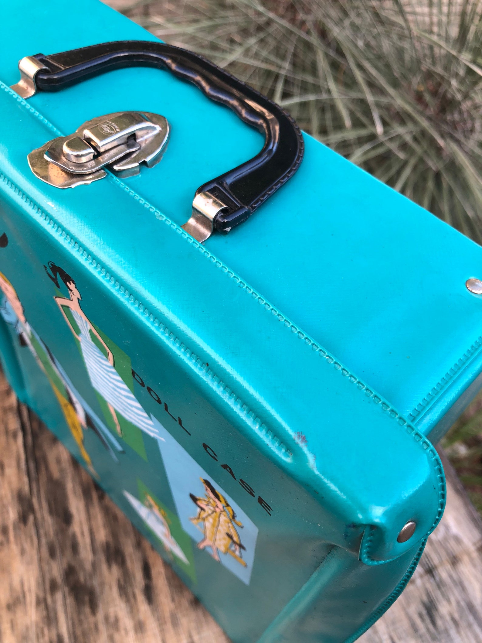 Vintage Ken Doll Case 60s Mod Pretend Play Fashion Doll Barbie Dolls