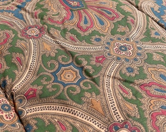 Vintage Ralph Lauren Comforter,  Brianna Elizabeth King Comforter, chinoiserie paisley floral bedding RL King Comforter READ DETAILS