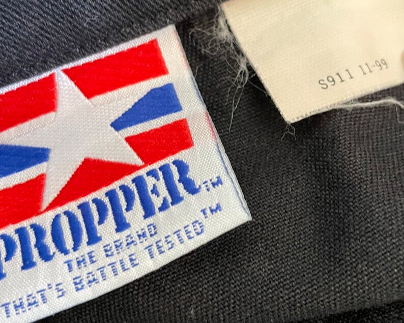 Civilian PROPPER Military Fleece Jacket, Men's Size L polyester Khaki type Vintage Second Hand
