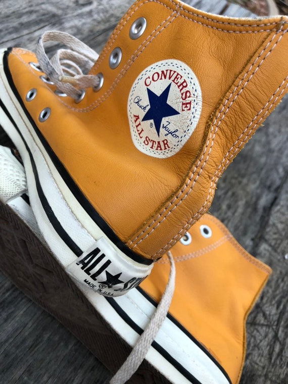 Converse Hi 90s/00s All Stars Leather Converse - Etsy Finland