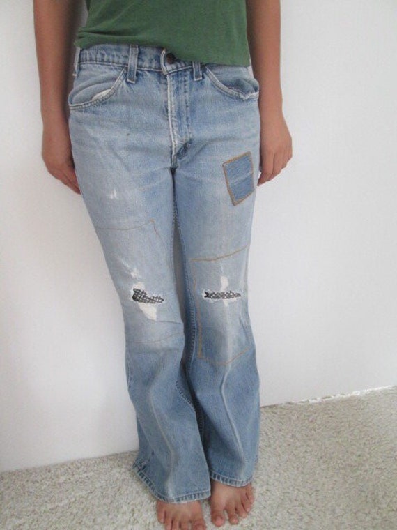 Vintage Levi’s 684 bell bottom jeans 32 x 32 Hipp… - image 9