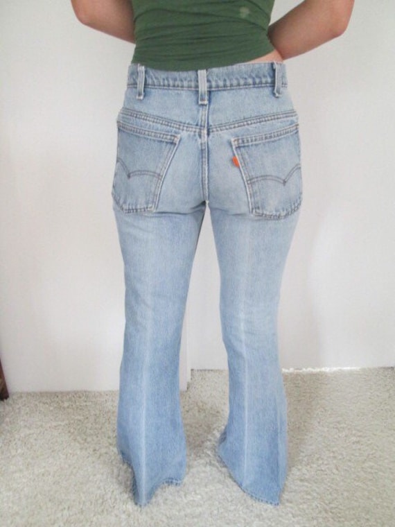 Vintage Levi’s 684 bell bottom jeans 32 x 32 Hipp… - image 7