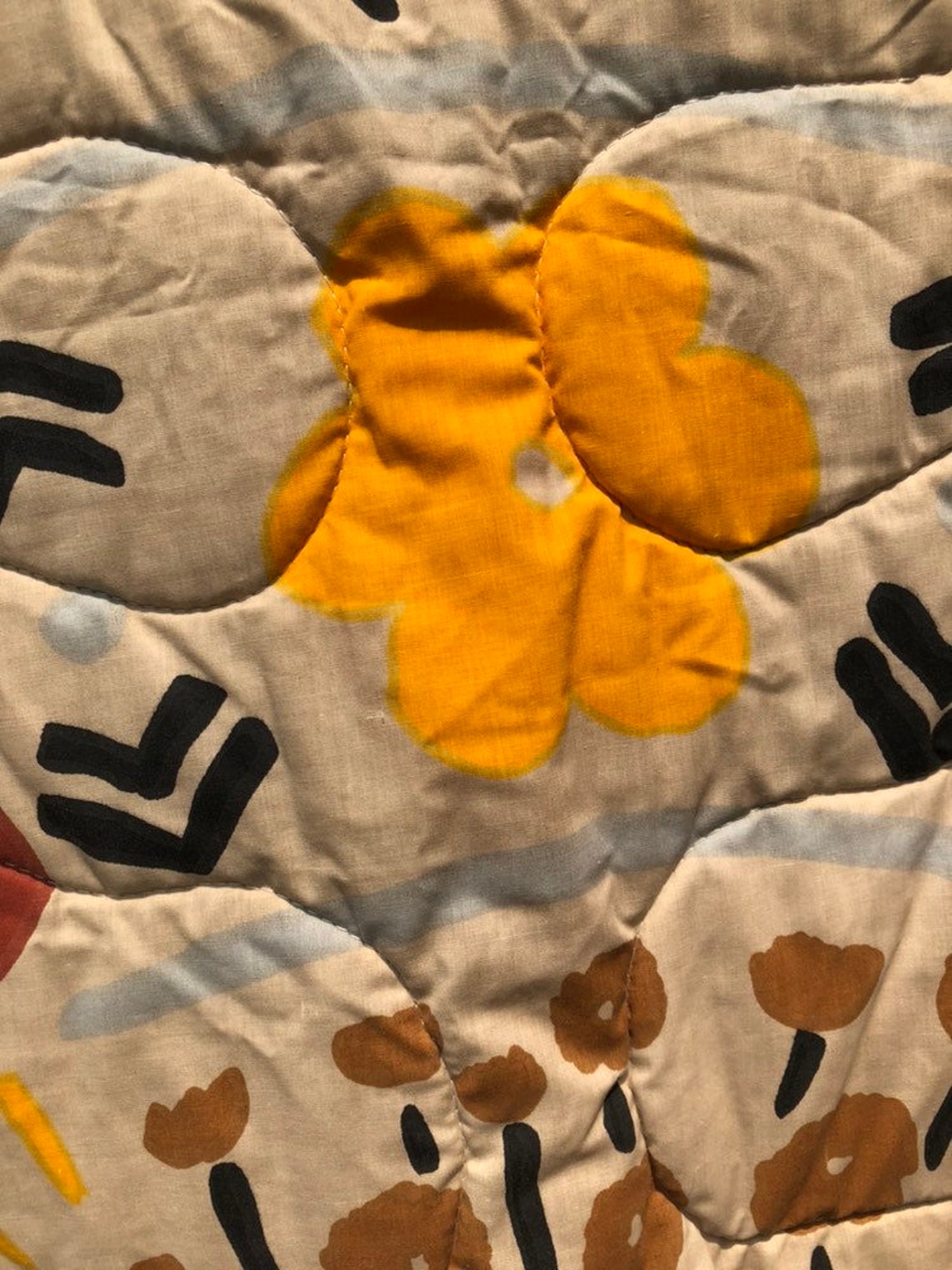 Vintage Marimekko Comforter Onni Comforter floral bedding Etsy