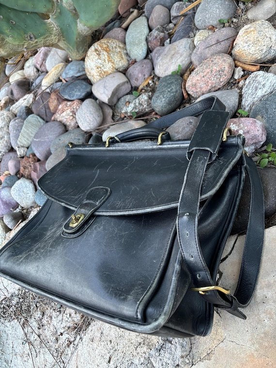 バッグ vintage coach old archive Beekman Bag Coach vintage beekman leather - Gem