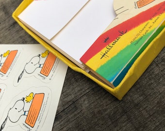 Vintage Snoopy Postalettes, 1950s 60s 70s Hallmark Stationary