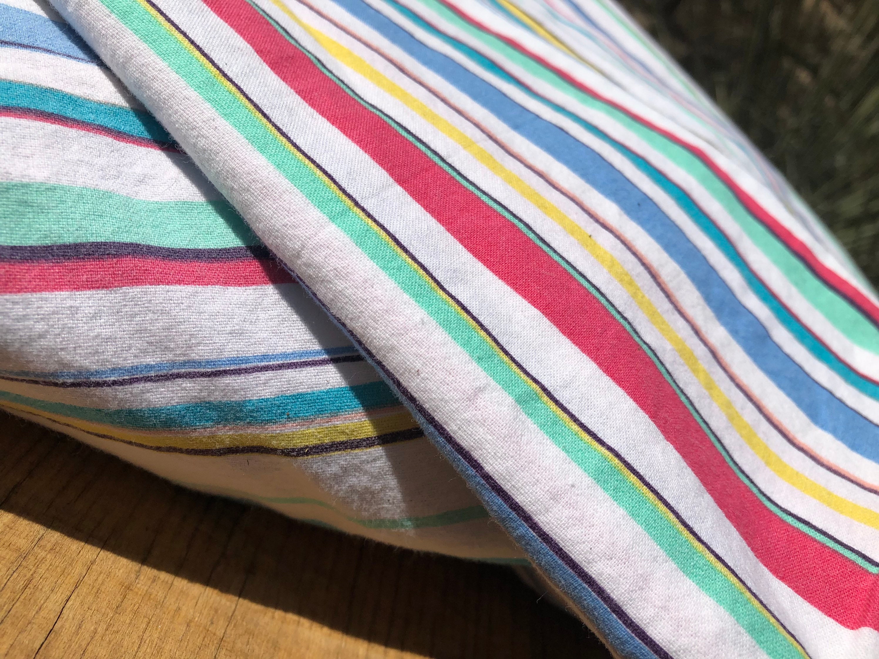 Vintage Ralph Lauren Rainbow Stripe Sheet Set Twin Fitted and - Etsy