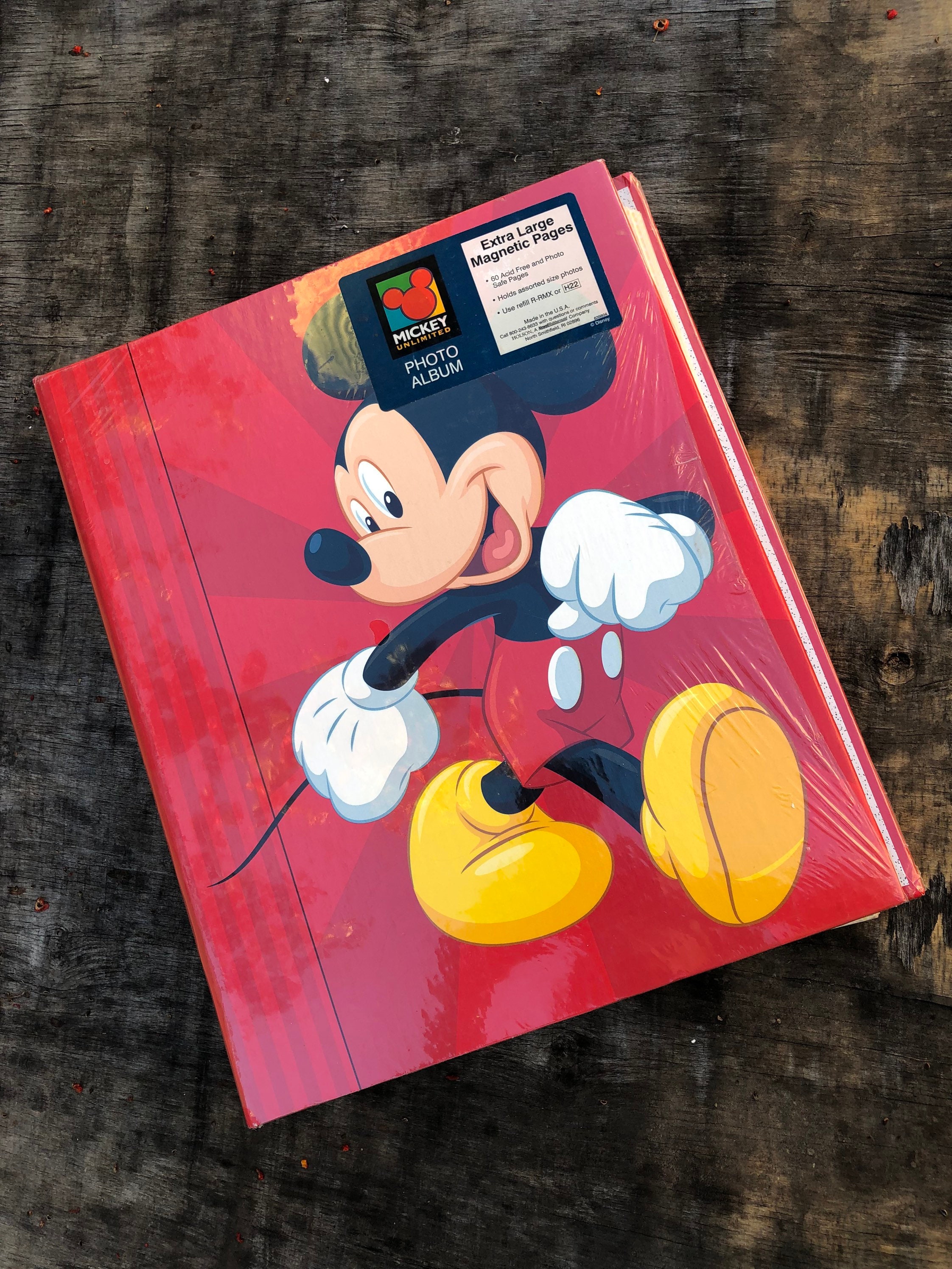 Grupo Erik Official Disney Mickey 100th Anniversary Self-Adhesive Photo  Album, 6.3x6.3 Inches - 16x16 cm, 12 Double Sided Pages, Hardcover, Disney