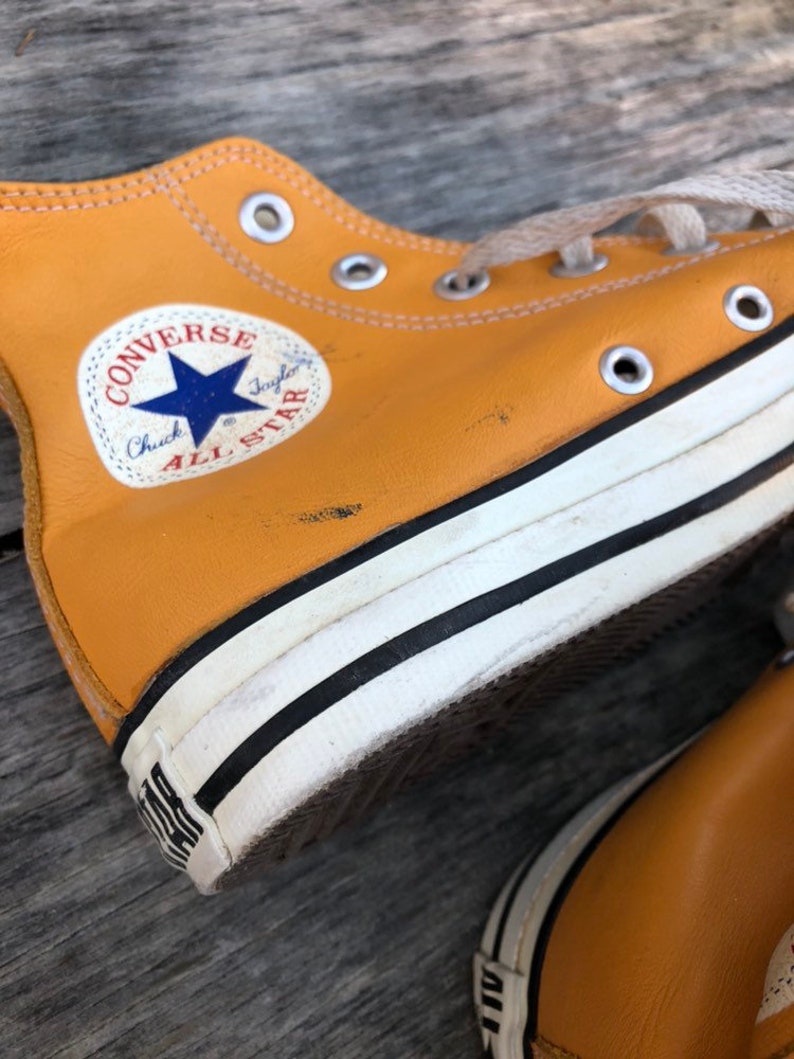 Vintage Converse Hi Tops 90s/00s All Stars Leather Converse - Etsy