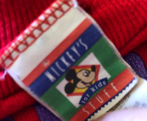 Vintage Mickey Mouse sweatshirt kids retro workou… - image 7