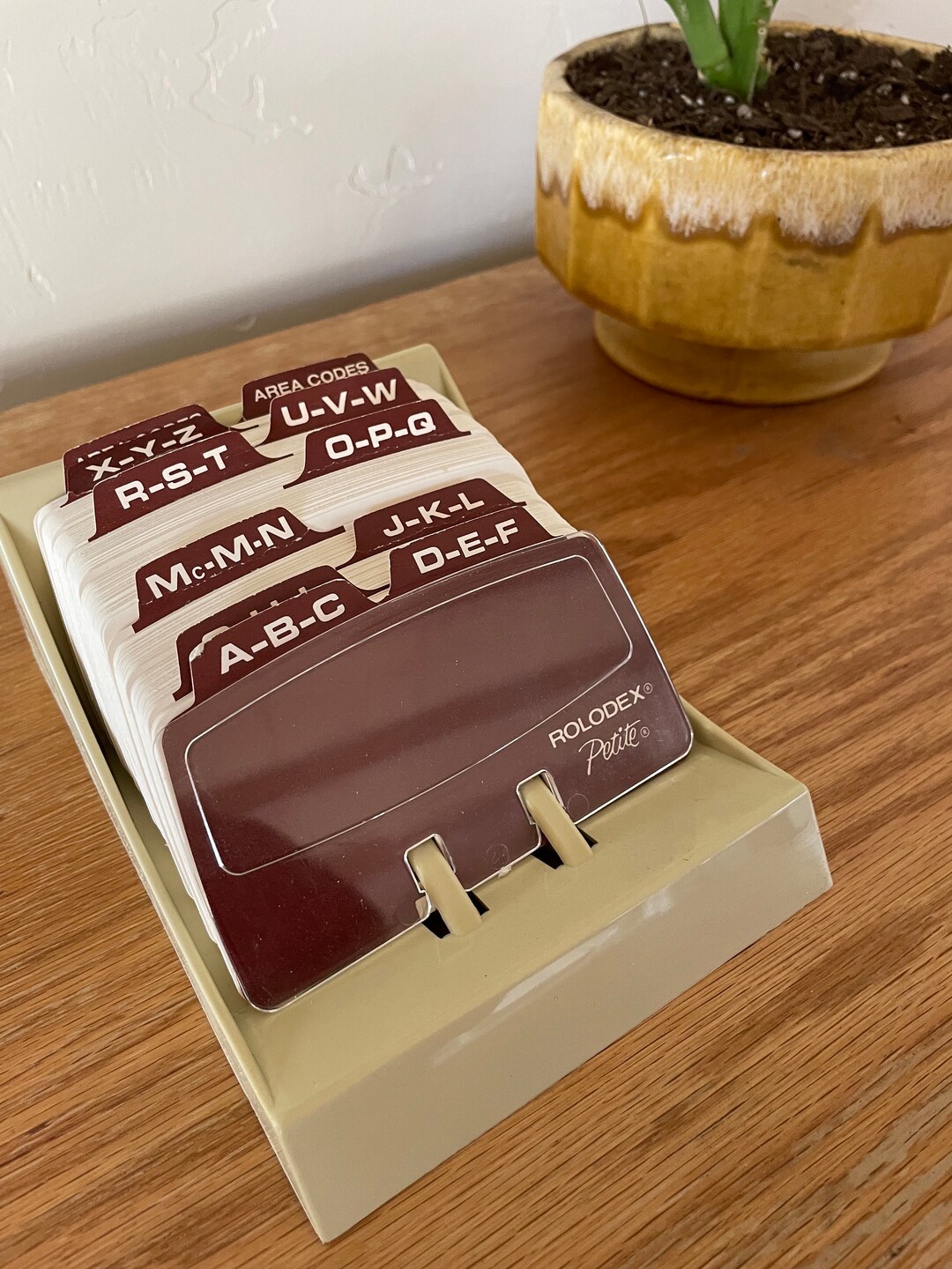 Vintage Rolodex File Storage Mod Petite S310 Rolodex Card Stock ...