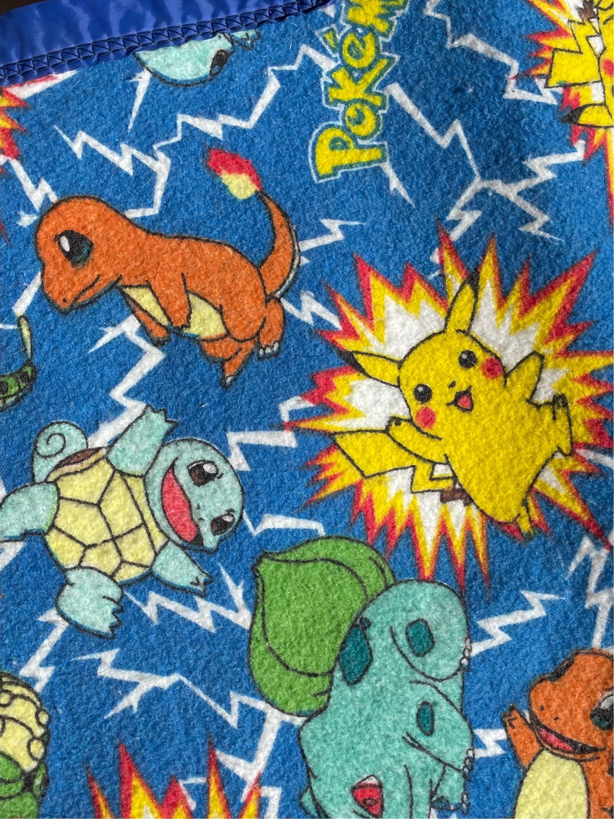 Vintage pokemon blanket best sale
