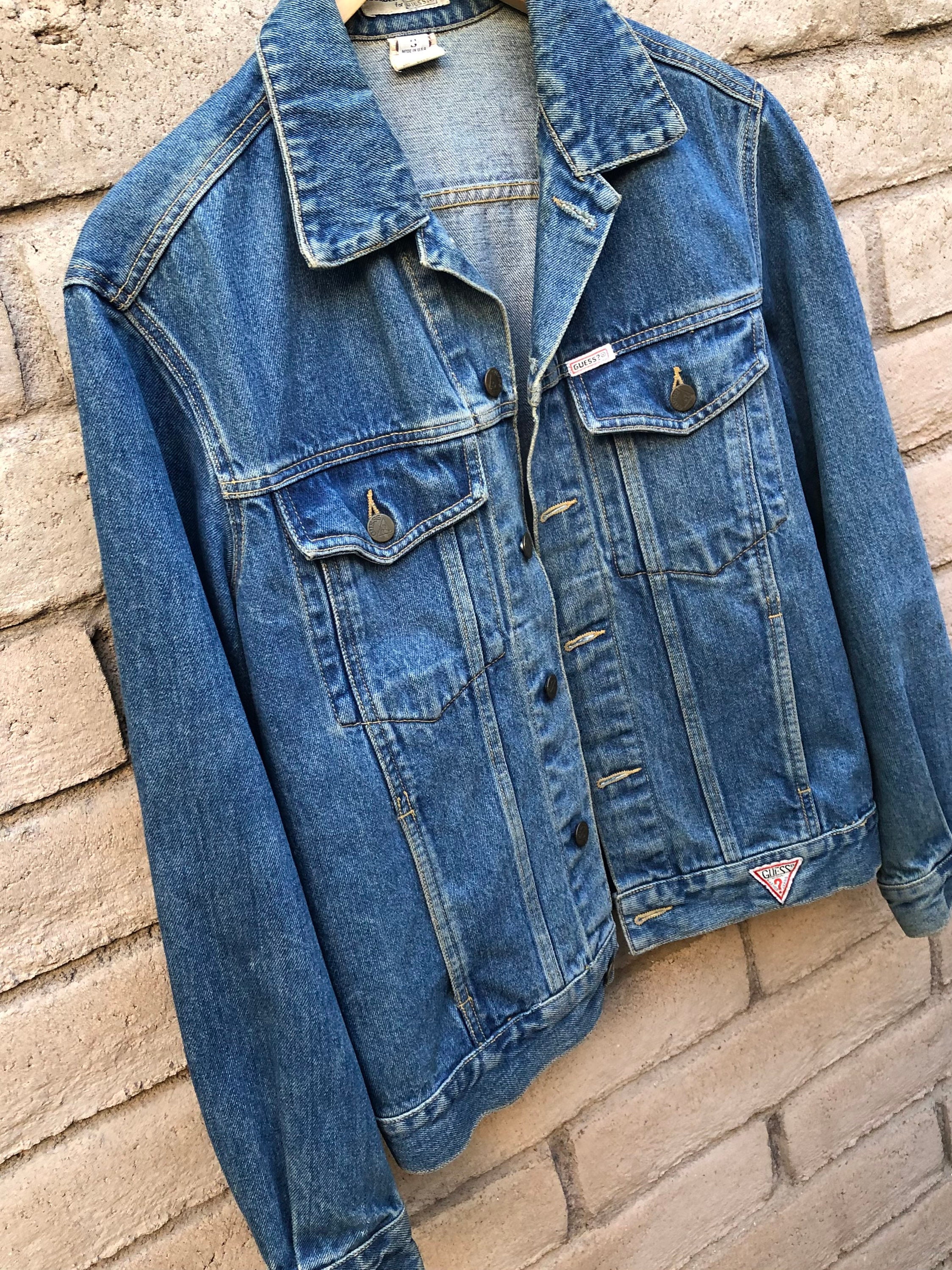 Vintage Guess Jean Jacket 80s 90s 