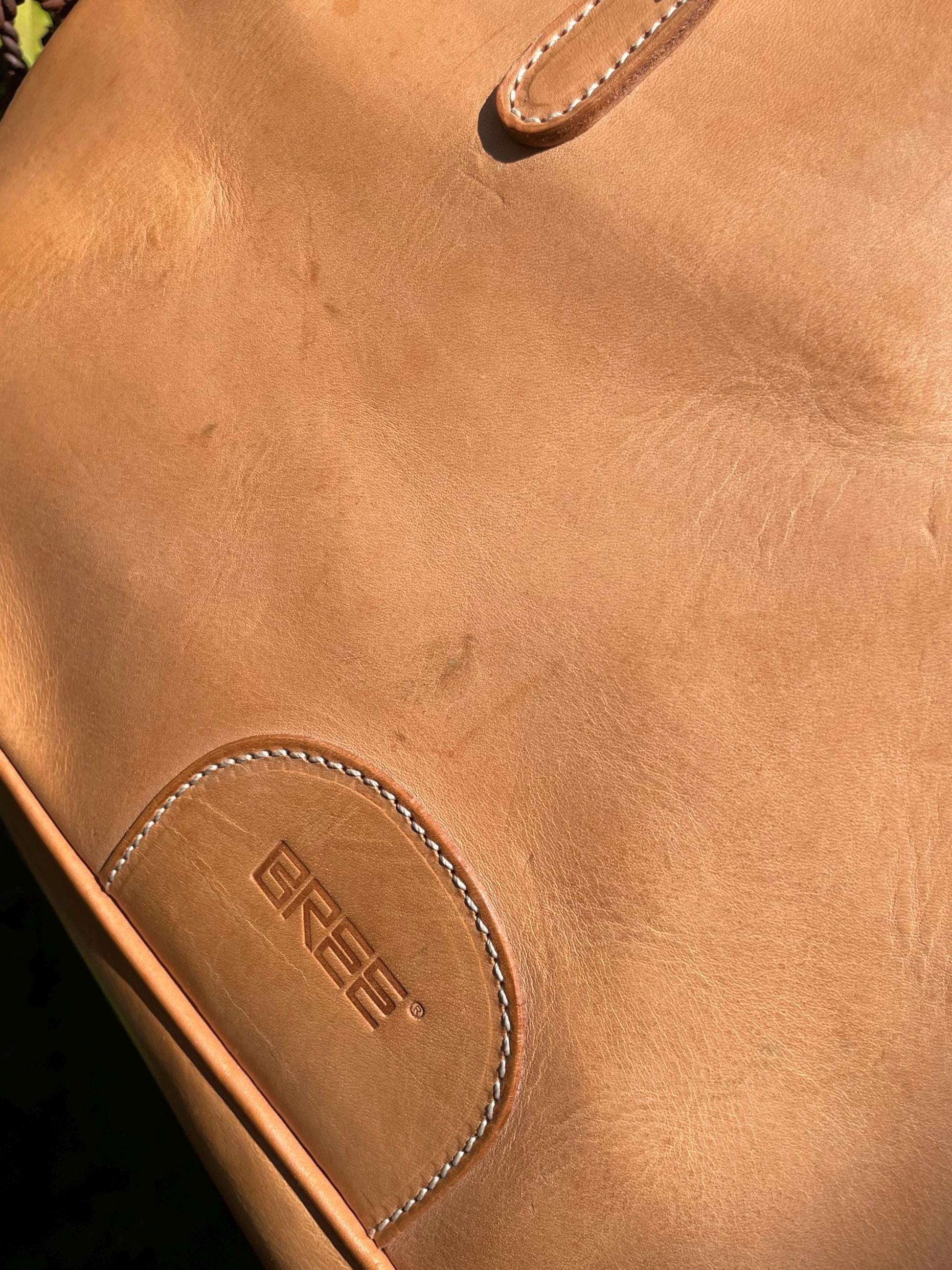 Vintage BREE Leather Tote Bag, Mod Shoulder Bag Carryall Tote