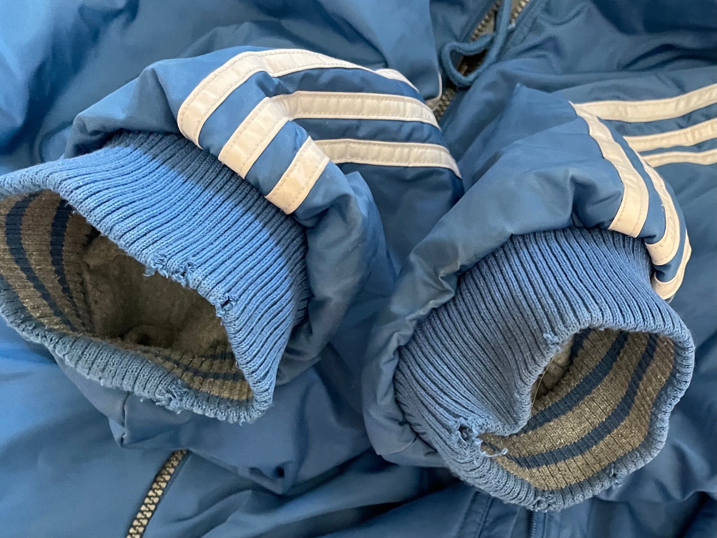 Vintage Adidas Bomber Jacket Hooded Reversible Winter Jacket Vintage Adidas Bomber Jacket Hooded Reversible Winter Jacket